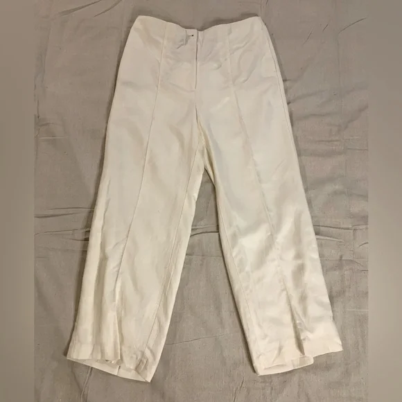Ann Taylor | Pants & Jumpsuits | Ann Taylor White High Rise Dress Pants  Size 2 Petite | Poshmark
